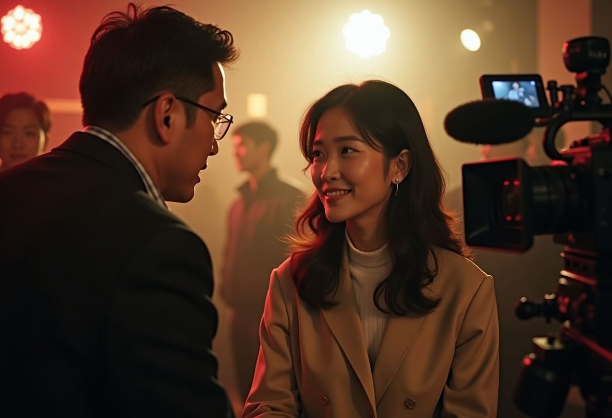 五一吃瓜 - 知名导演疑似出轨女二号，片场暧昧画面曝光